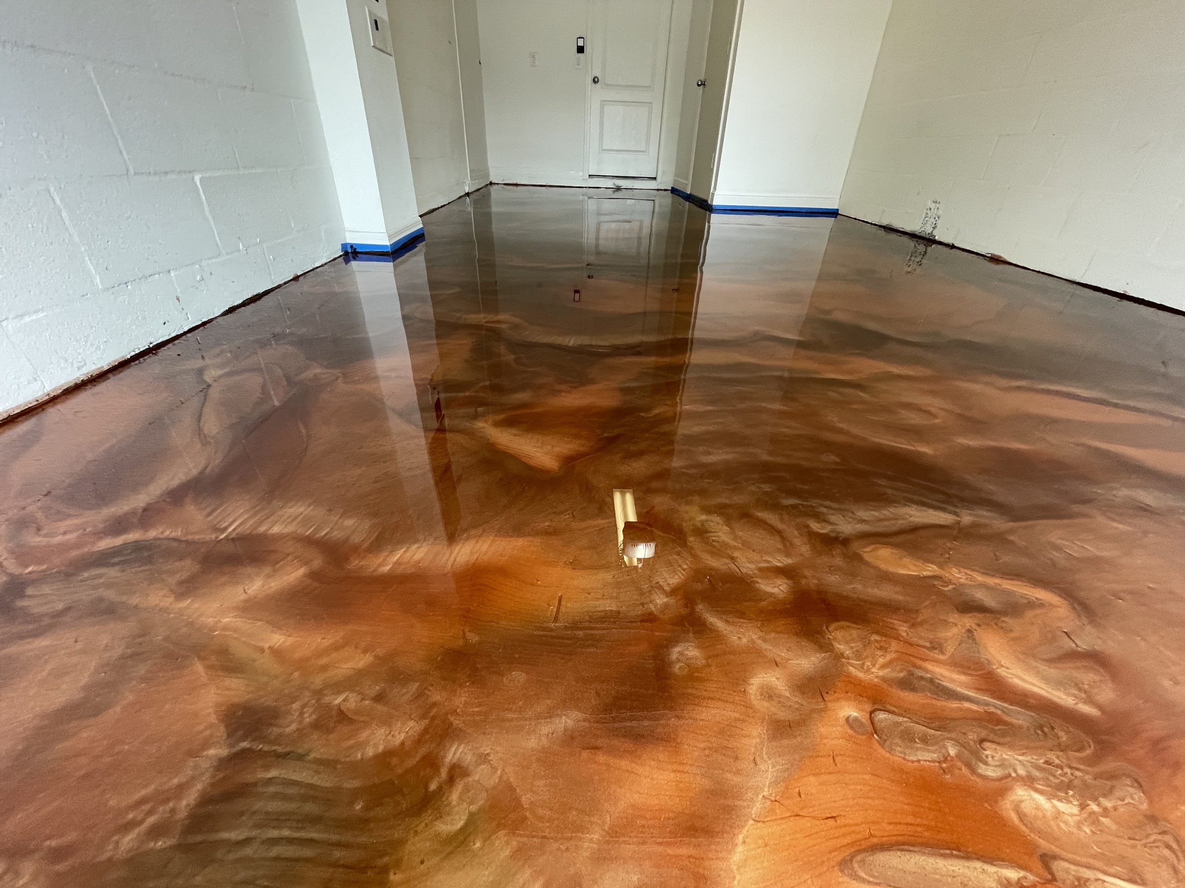 Garage Flooring In Orlando Top Coat Epoxy